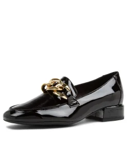 Store Midas Shoes Visten Black Patent Leather Heels