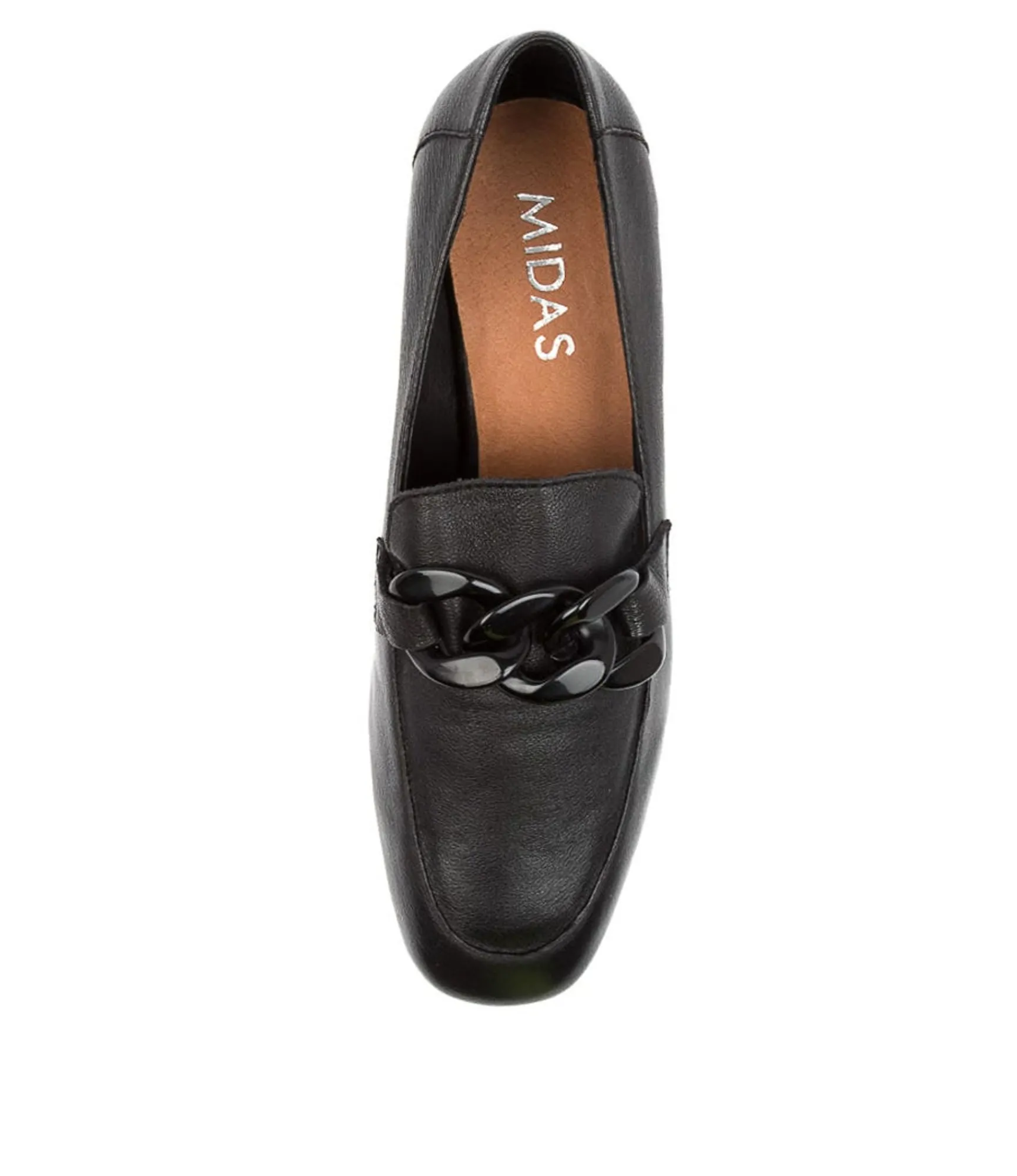Fashion Midas Shoes Viviyn Black Leather