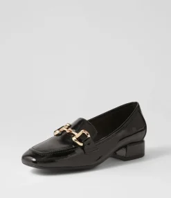 Hot Midas Shoes Vlad Black Patent Leather Heels