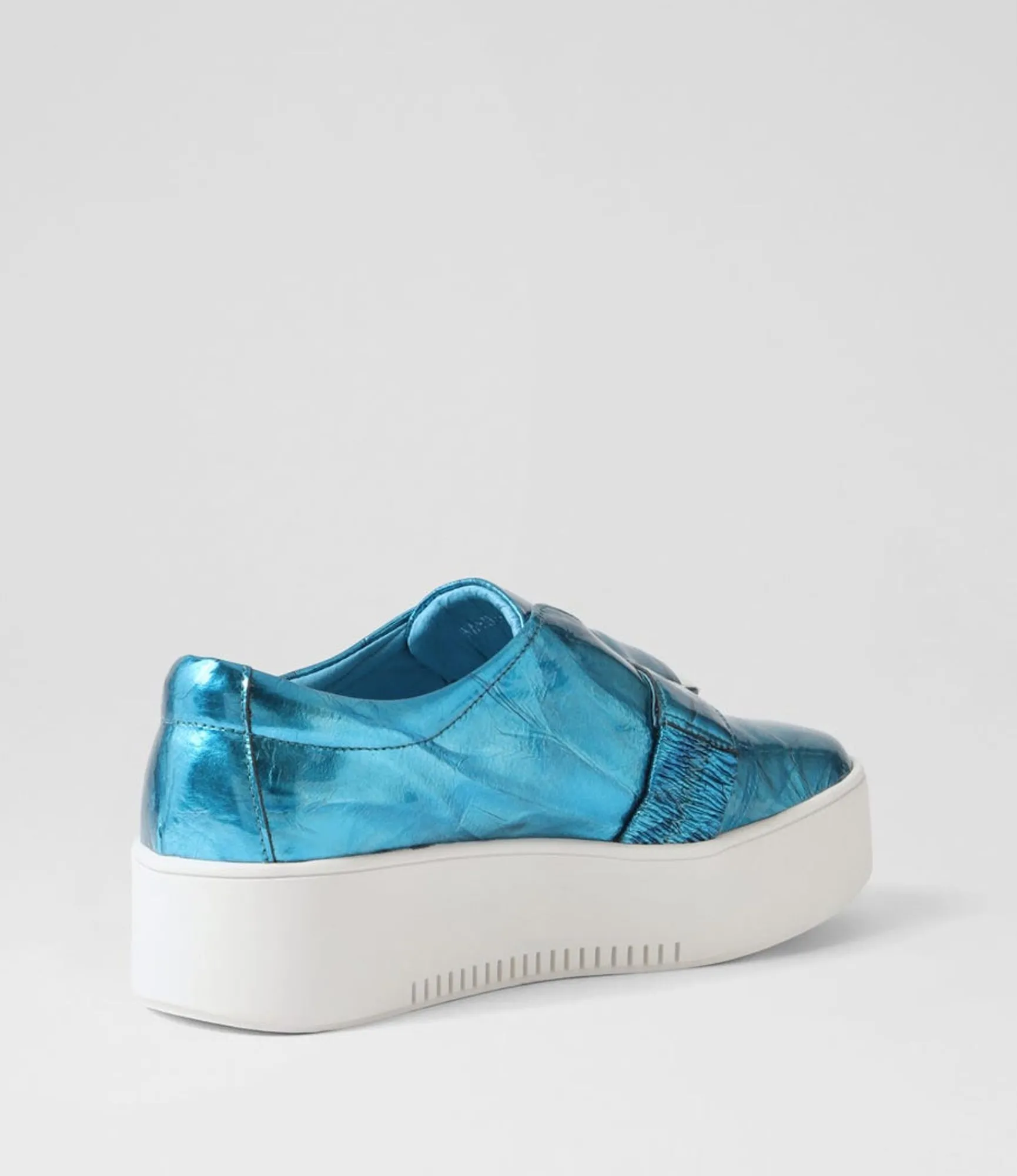 Online Midas Shoes Wayde Blue White Crush Leather Sneakers