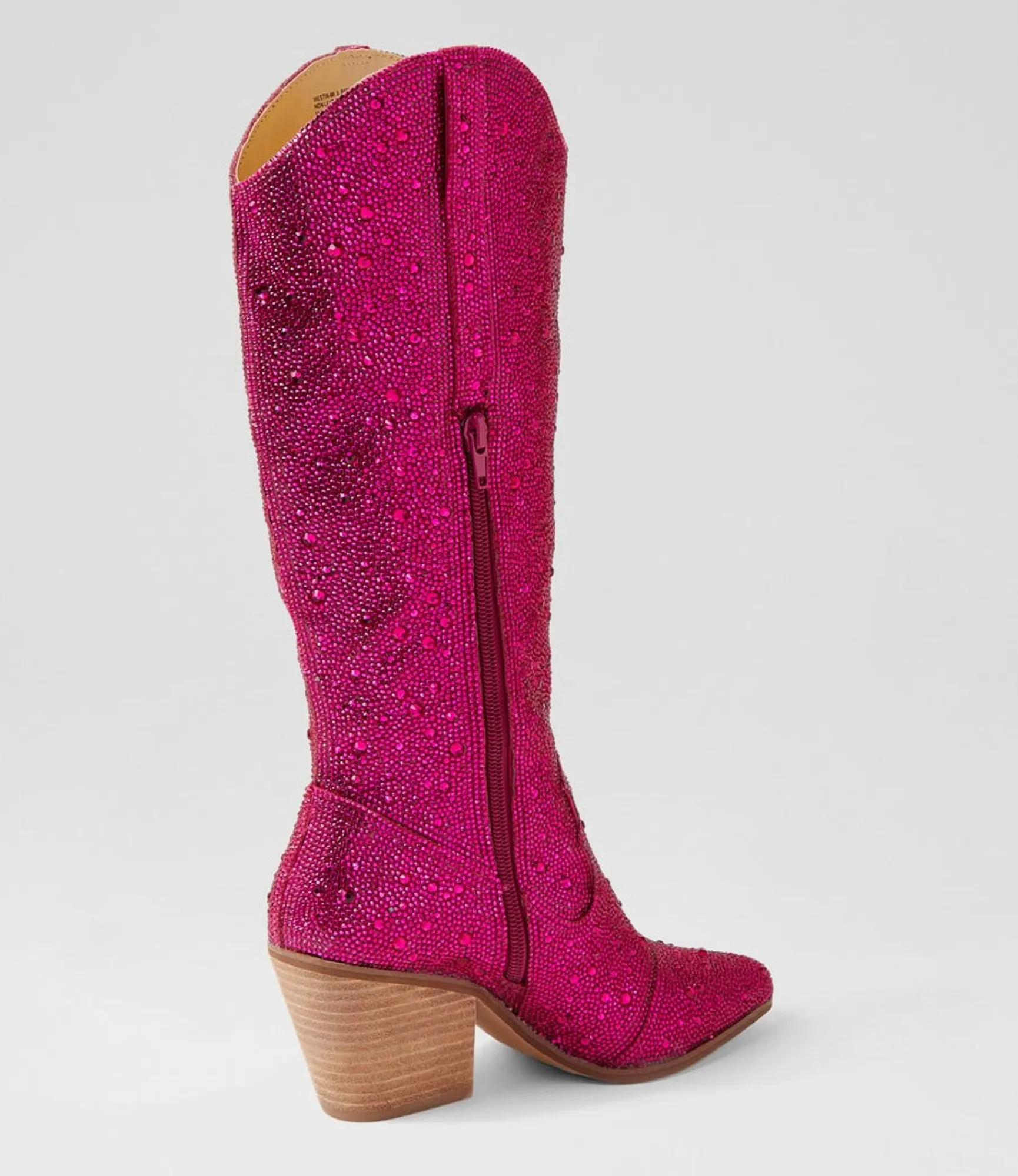 Cheap Midas Shoes Westin Fuchsia Jewel Fabric Knee High Boots