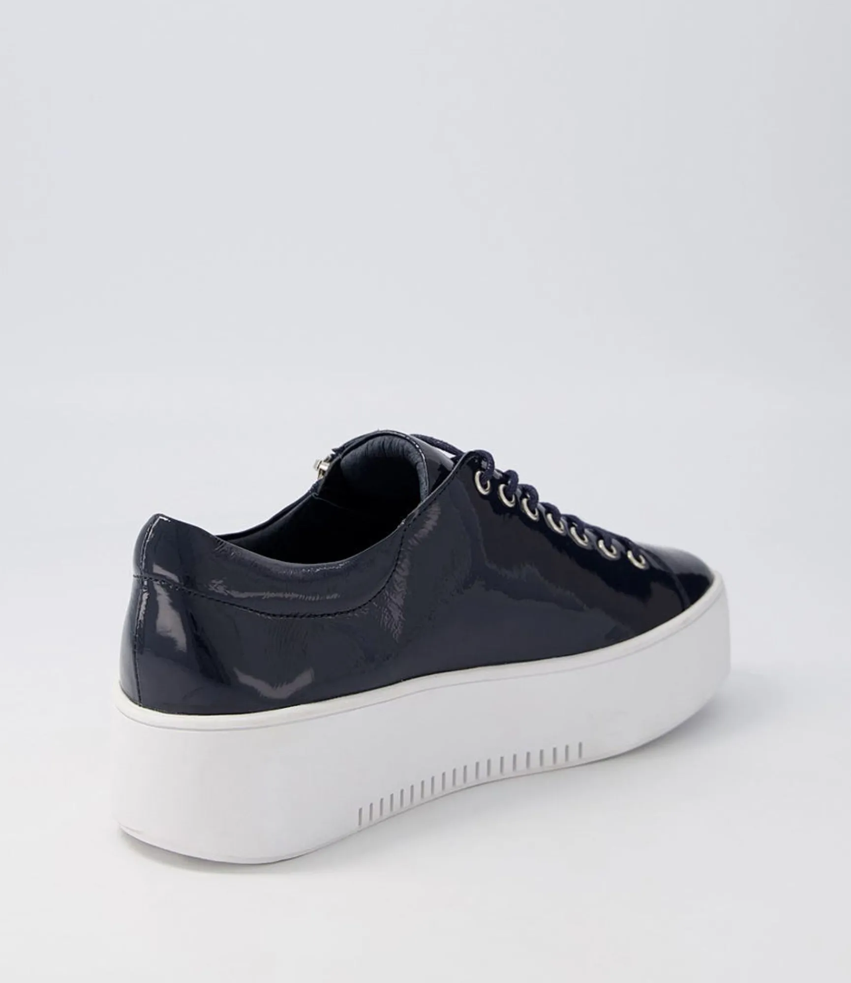 Online Midas Shoes Wether Navy White Patent Leather Sneakers