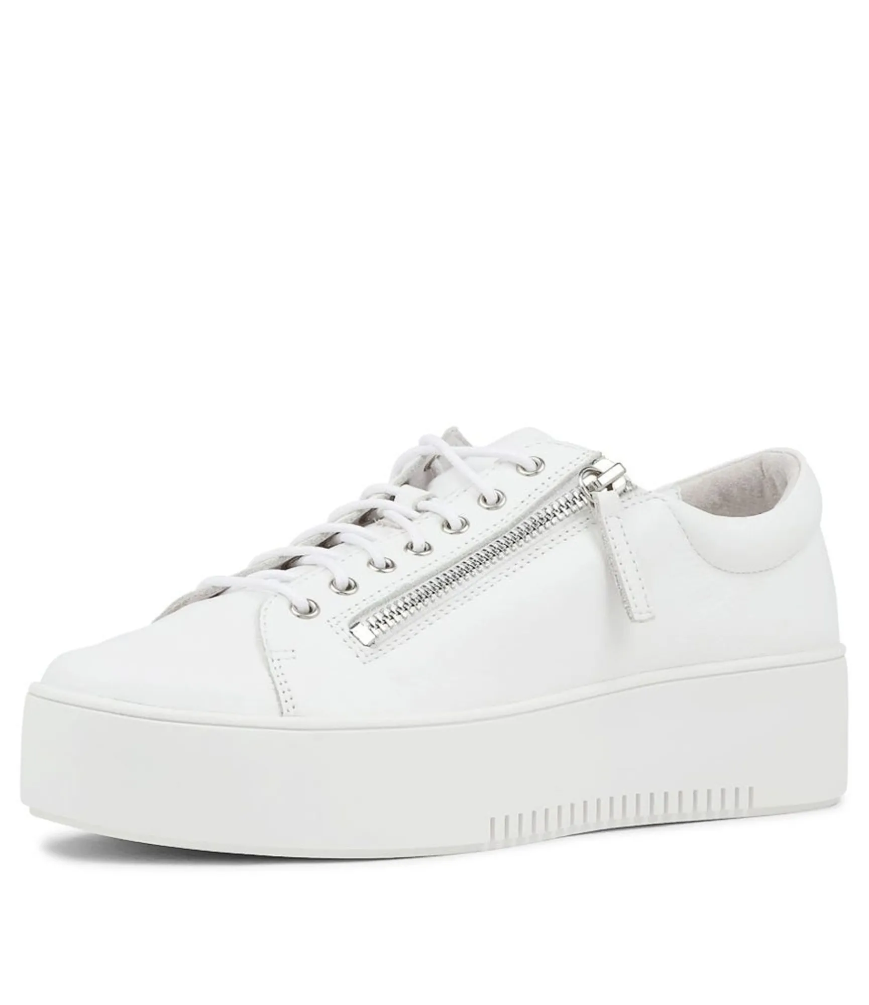 Store Midas Shoes Wether White White Sole Leather Sneakers