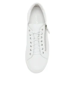 Store Midas Shoes Wether White White Sole Leather Sneakers