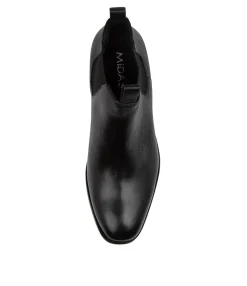 New Midas Shoes Wham Black Leather