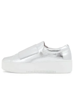 Discount Midas Shoes Whispa Silver White Sole Lizard Sneakers