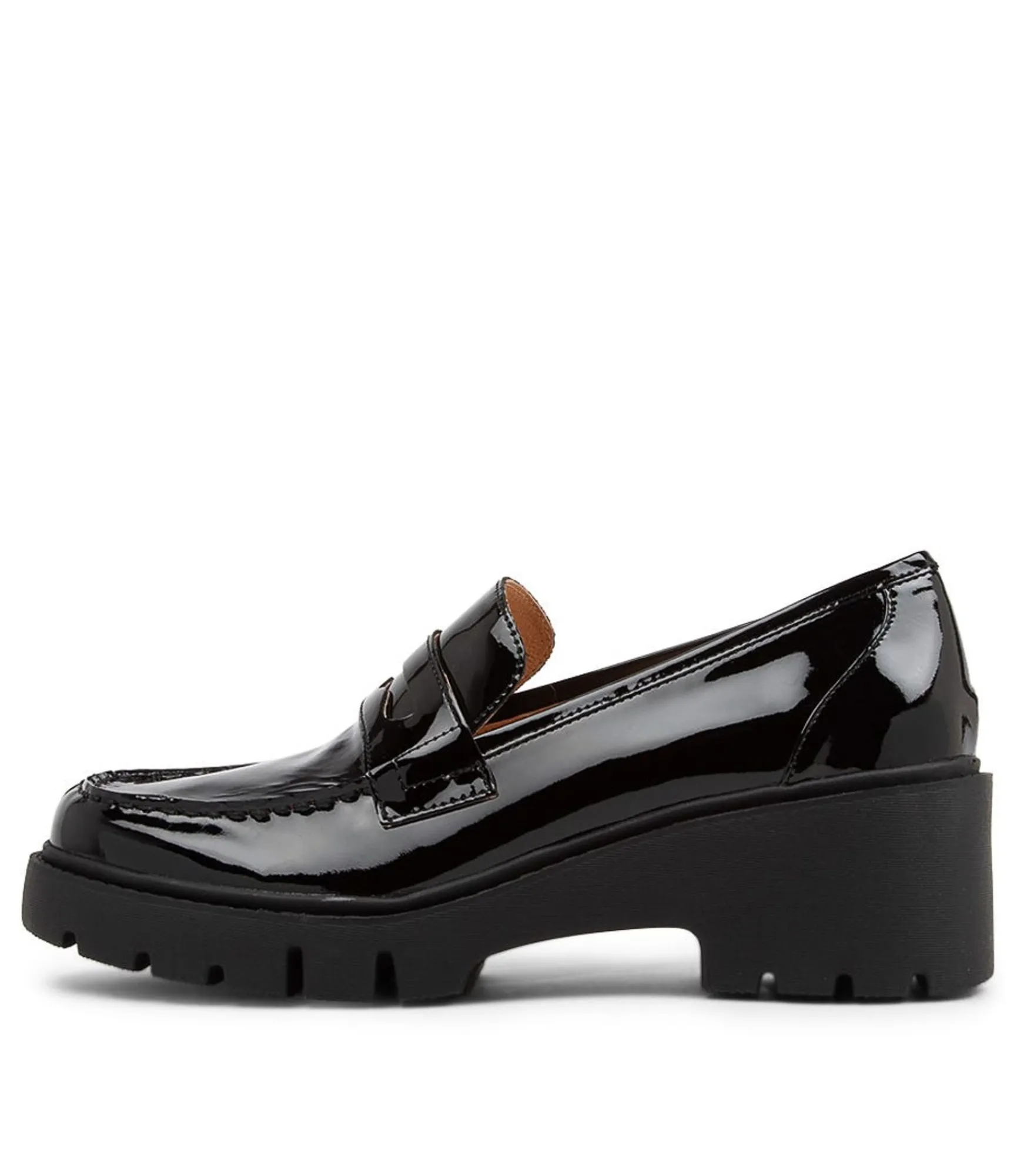 Outlet Midas Shoes Xana Black Patent Leather Heels