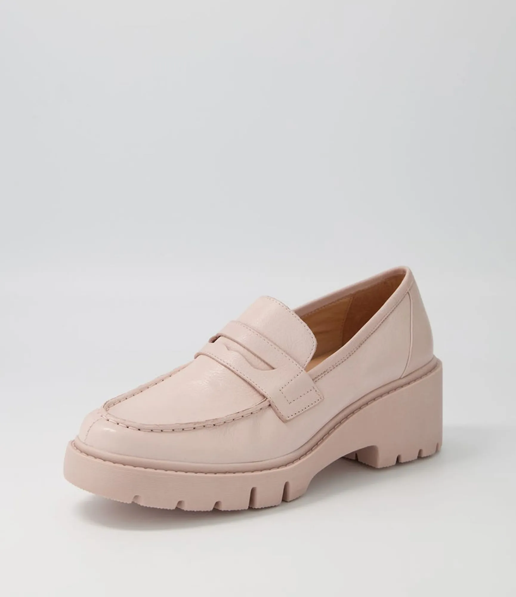 Flash Sale Midas Shoes Xana Dusty Pink Leather Heels