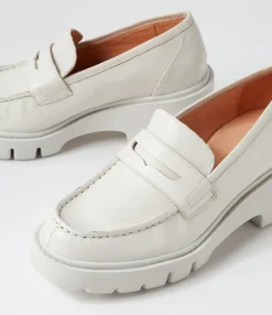 Online Midas Shoes Xana Ivory Leather Heels