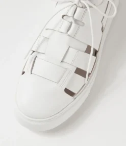 Outlet Midas Shoes Yaos White Leather Sneakers