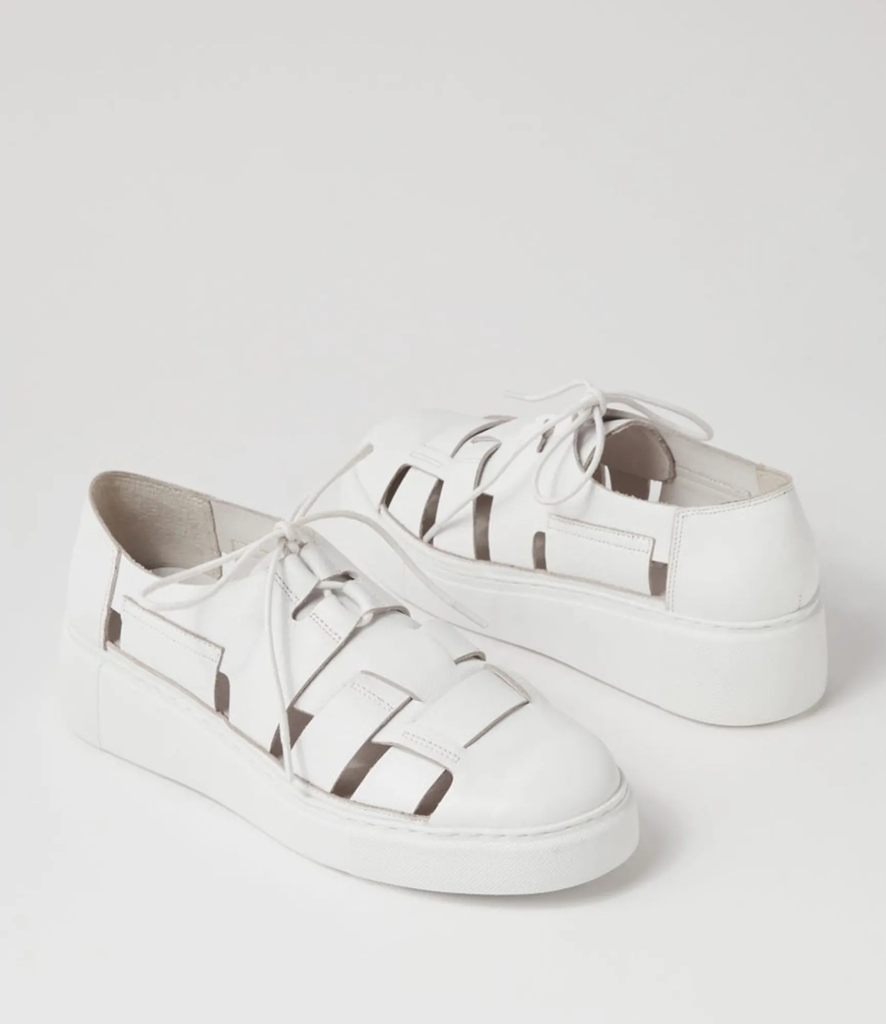 Outlet Midas Shoes Yaos White Leather Sneakers