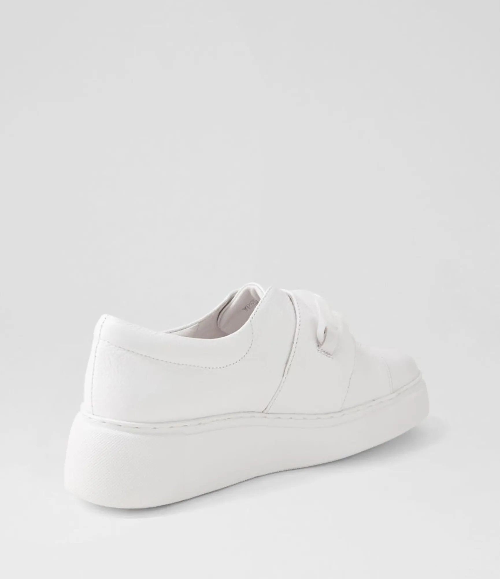 Shop Midas Shoes Yessa White Leather Sneakers