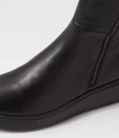 Cheap Midas Shoes Yoghie Black Leather Calf Boots