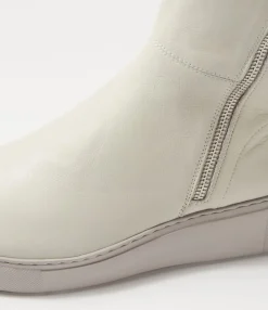 Fashion Midas Shoes Yoghie Ivory Misty Leather Calf Boots