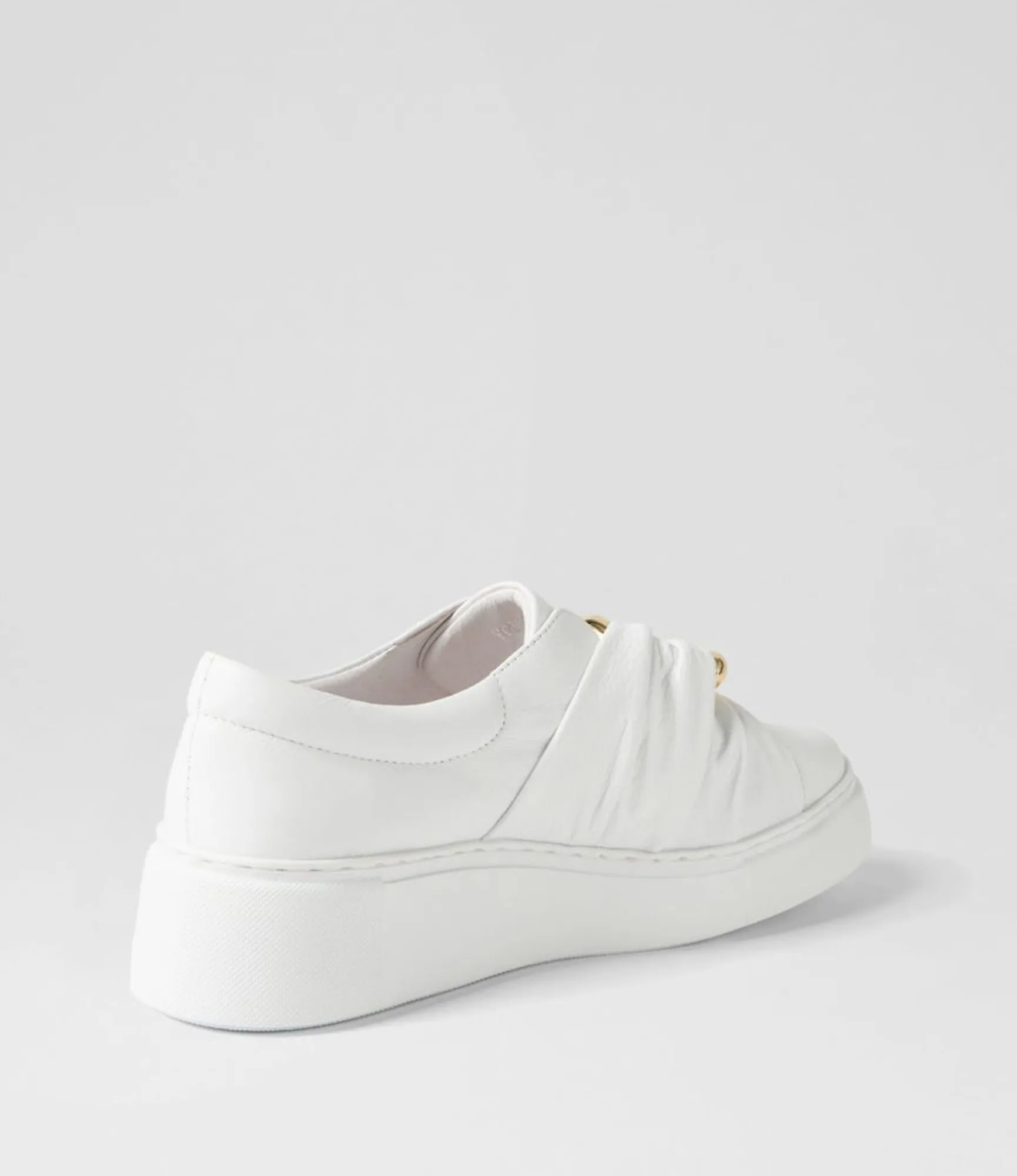Sale Midas Shoes Yoller White Leather Sneakers