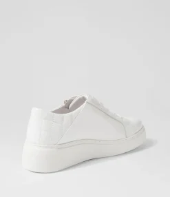Cheap Midas Shoes Yorkie White Patent Leather Sneakers