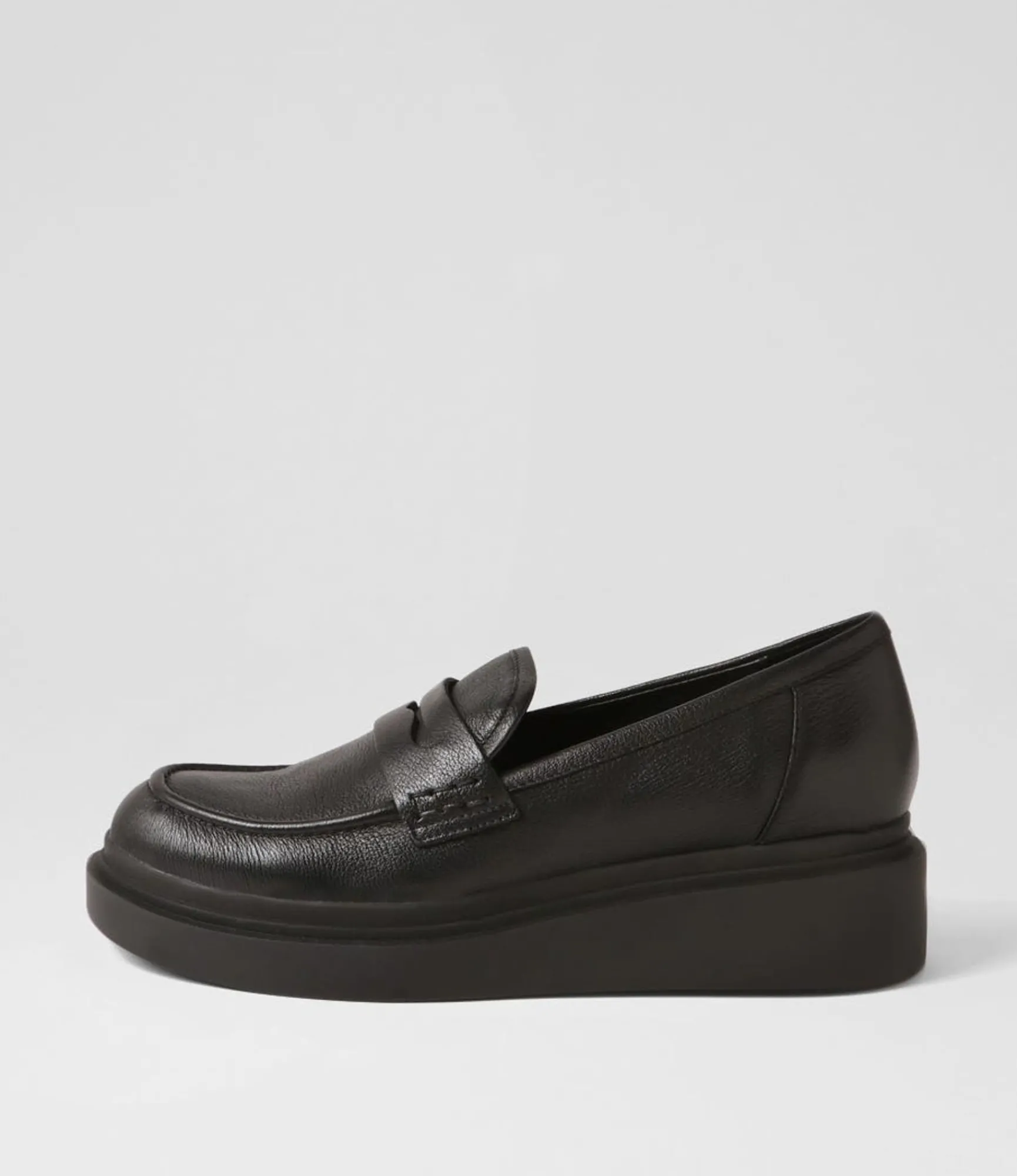 Discount Midas Shoes Zafari Black Leather Loafers