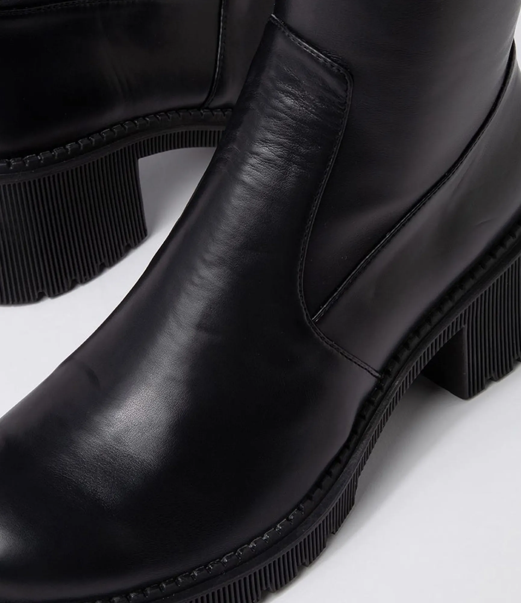 Online Midas Shoes Zarah Black Stretch Knee High Boots