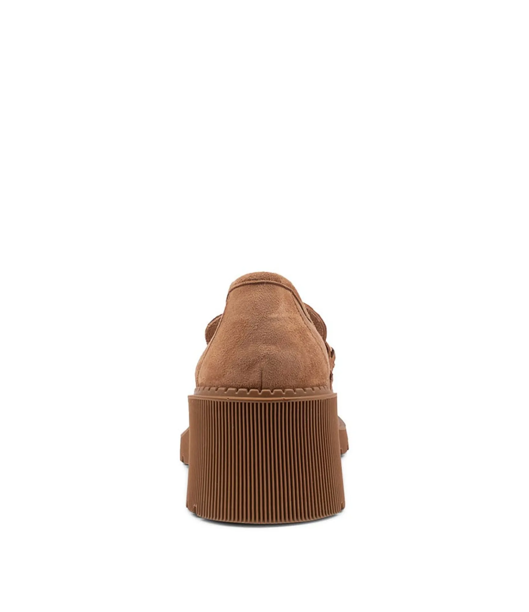 Shop Midas Shoes Zoei Light Choc Suede Heels