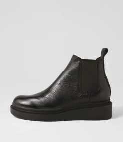 Store Midas Shoes Zoopa Black Leather Chelsea Boots