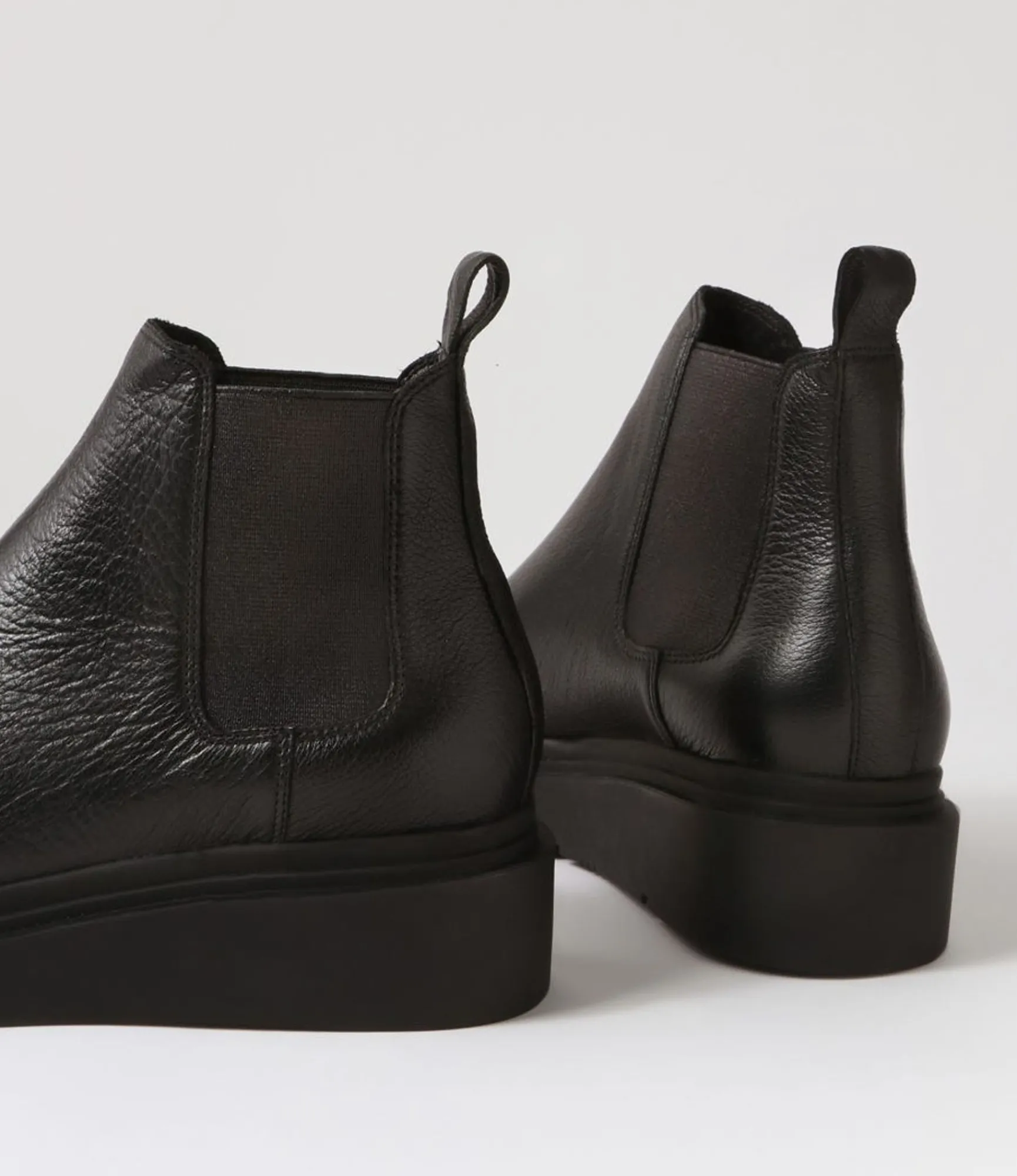 Store Midas Shoes Zoopa Black Leather Chelsea Boots