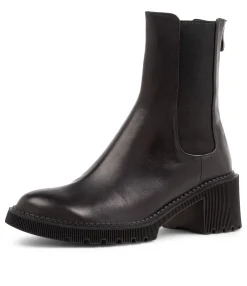 Best Sale Midas Shoes Zorry Black Leather Ankle Boots