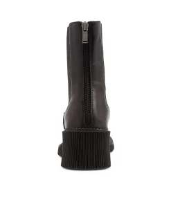 Best Sale Midas Shoes Zorry Black Leather Ankle Boots