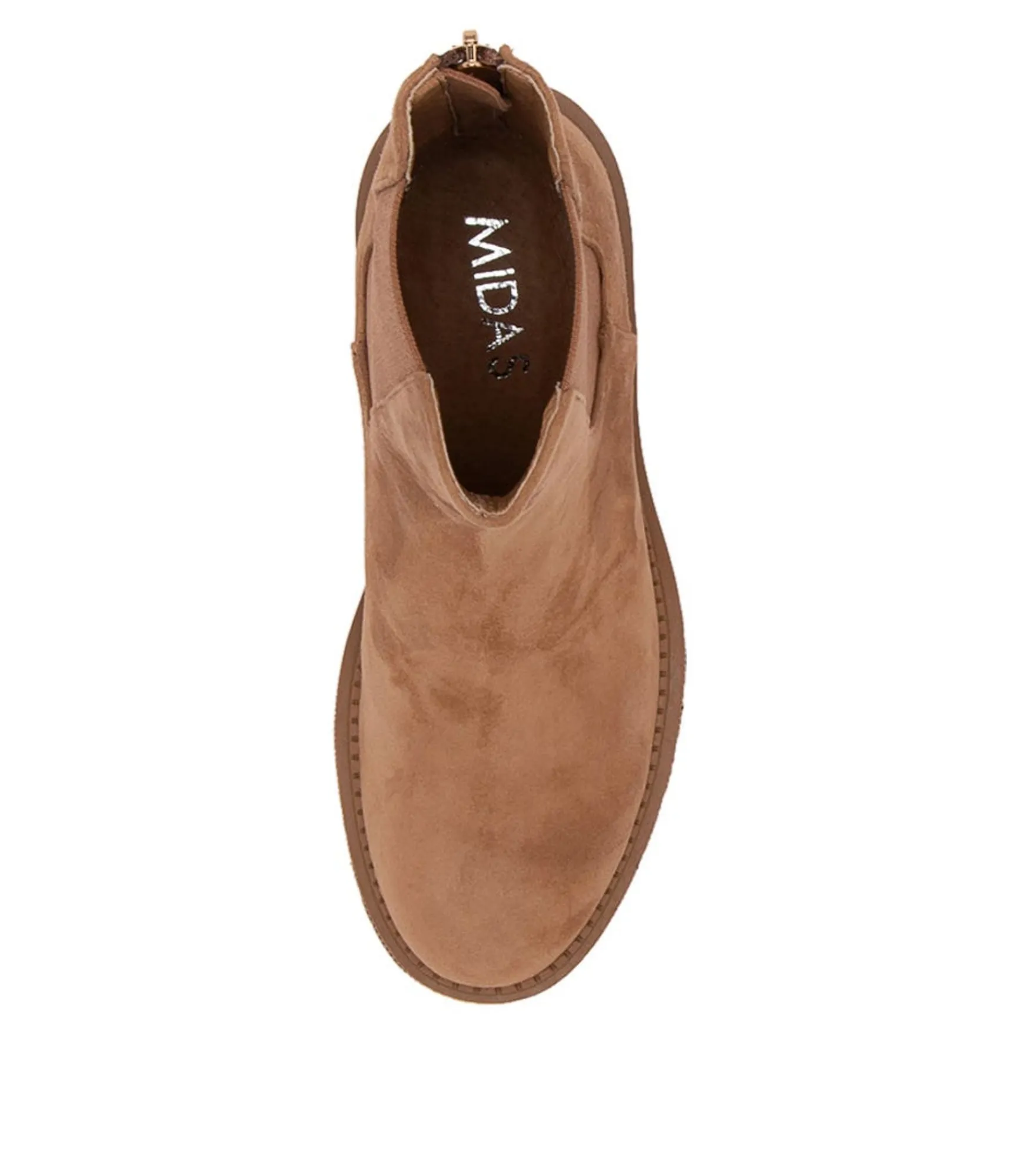 Best Sale Midas Shoes Zorry Light Choc Suede Ankle Boots
